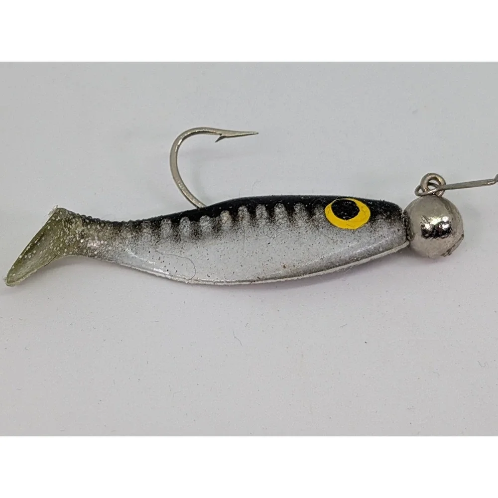 Vintage Micro‎ Minnow Swim Bait With Jig Spinner